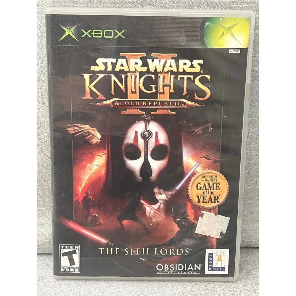 Star Wars Knights of the Old Republic II The Sith Lords Microsoft Xbox KOTOR 2